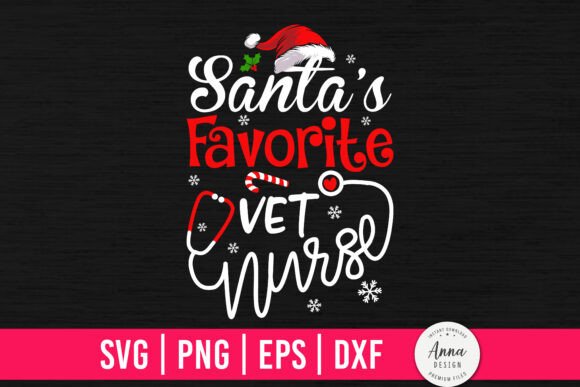 Download Santa's Favorite VET Nurse - Vet Collection