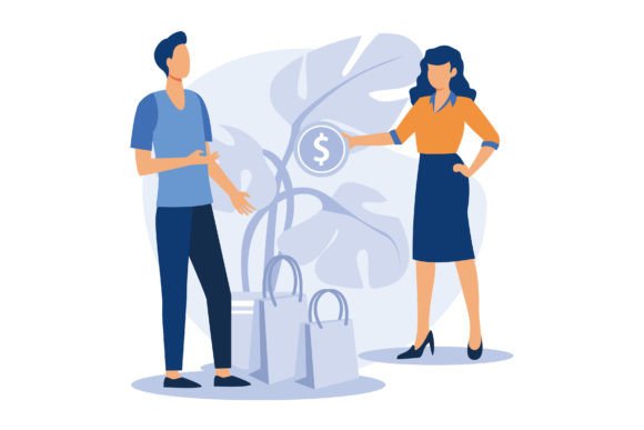Download Face to Face Selling Illustration - Illustration Collection