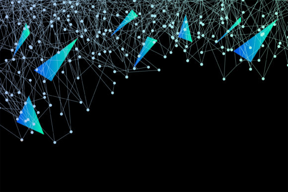 Download Connected Lines with Dots Technology - Techno Collection