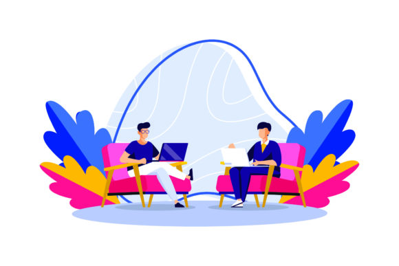 Download Flat Illustration Asset - Office - Illustration Collection