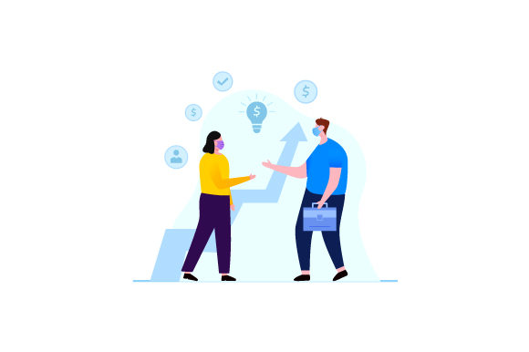 Download Business Deal Illustration Design - Illustration Collection