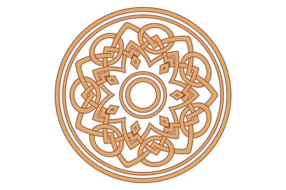 Download Abstract Round Pattern. Golden Corporate - Corporate Collection