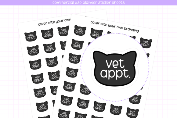 Download Vet Appointment Planner Stickers - Vet Collection