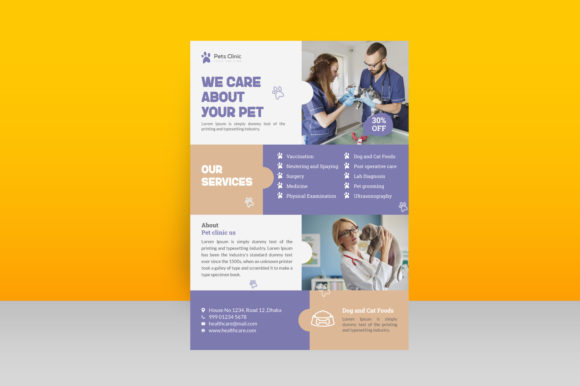 Download Vet Clinic Flyer Design - Vet Collection