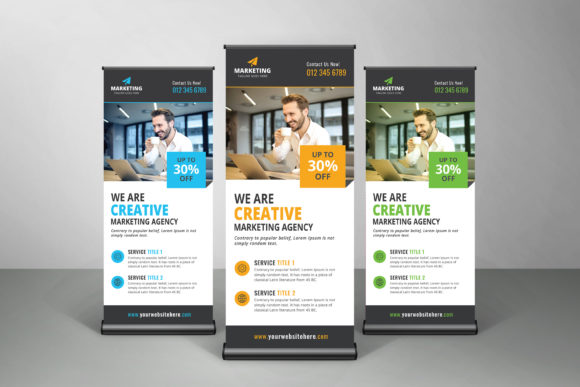 Download Corporate Roll Up Banner Clean Design - Corporate Collection